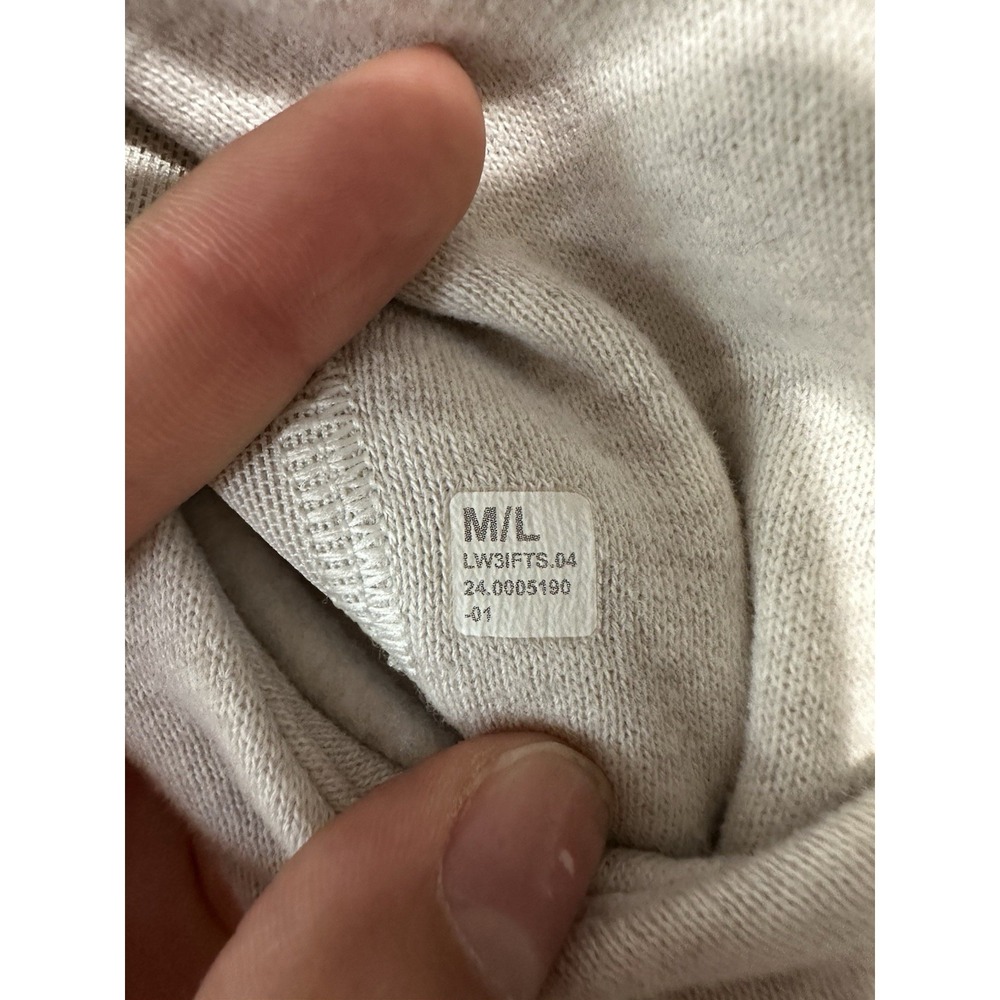 Lululemon Scuba oversized half-zip hoodie Grey And Gold Zipper Size M/L - Picture 7 of 7